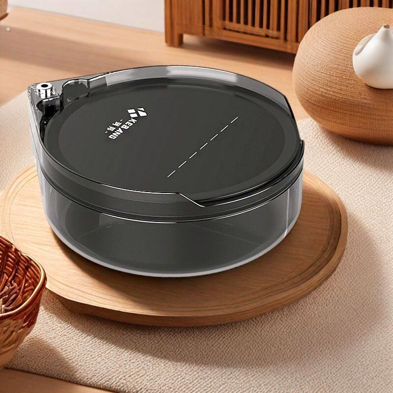 珂邦新款全磁饵盘强磁拉丝盘竞技散炮盆加厚圆形饵料盒全磁拉饵盘