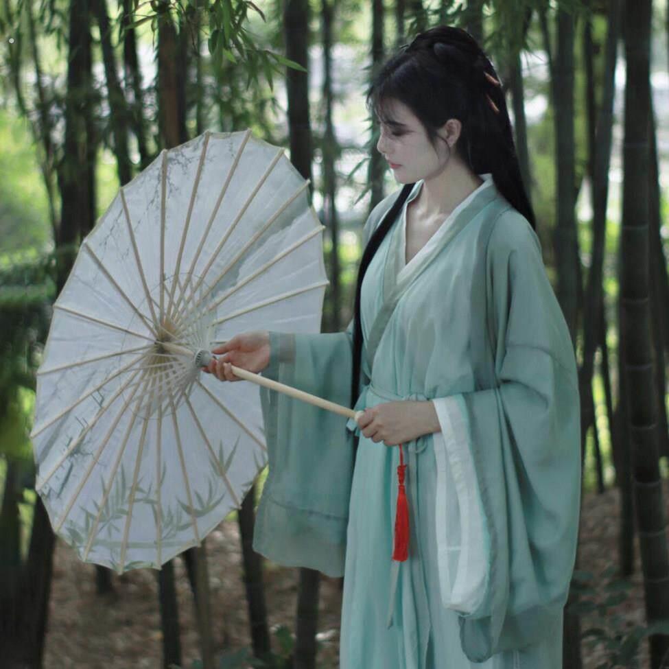 新中式防雨油纸伞古风女道具雨伞古典汉服旗袍拍照战国袍古装伞