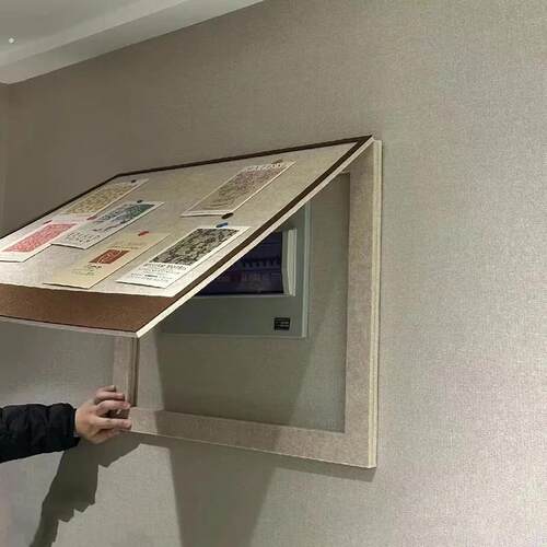 毛毡板电表箱装饰画遮挡入户玄关电表箱盒墙贴画免打孔