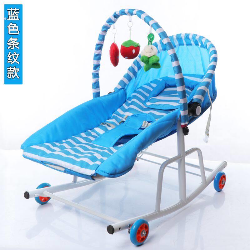 婴儿摇椅摇篮车可推可摇多功能带娃哄宝宝睡觉婴幼儿哄娃神器安抚