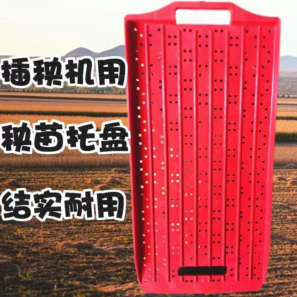 加厚插秧机母盘托盘硬碟插秧机专用纯原料折不断秧苗水稻便宜托盘