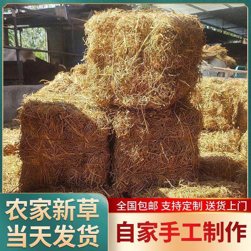 草垛凳子婚纱照露营干稻草沙发草堆婚庆方形墩子农家乐布置厂家