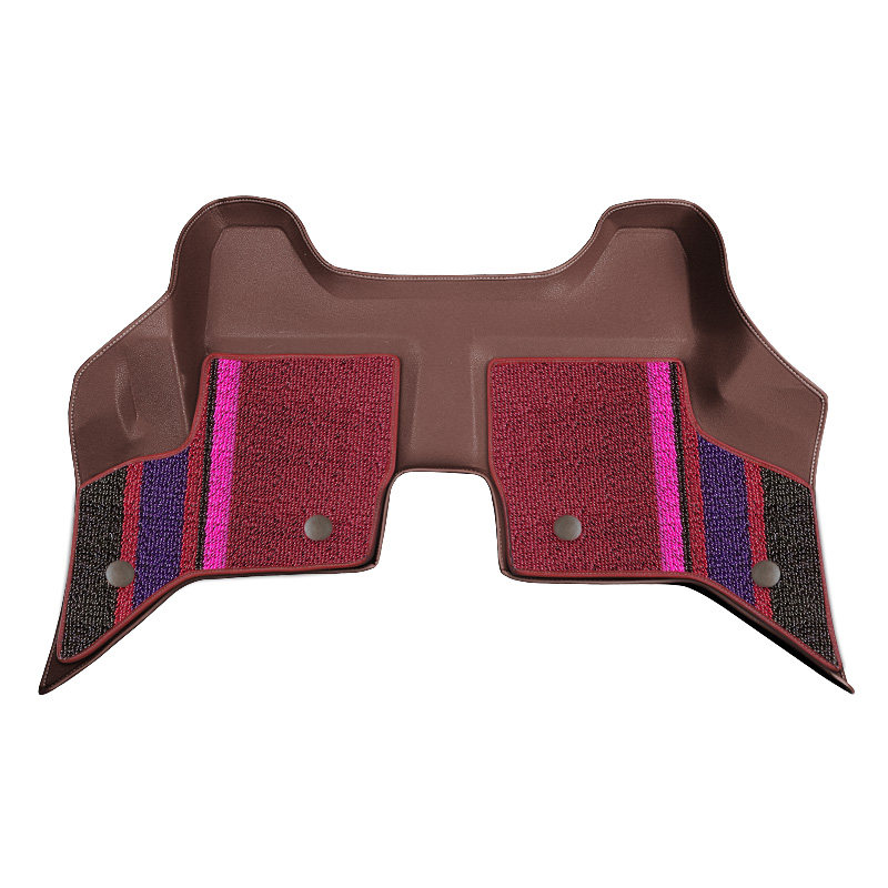 15-19款五菱之光脚垫之光6389面包车前排专用双层主副驾脚垫车垫
