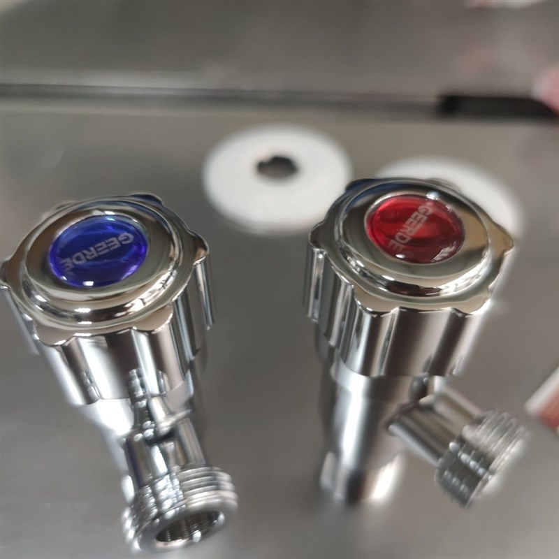哥三角阀冷热水阀门热水器开关家用止水阀八字阀角阀