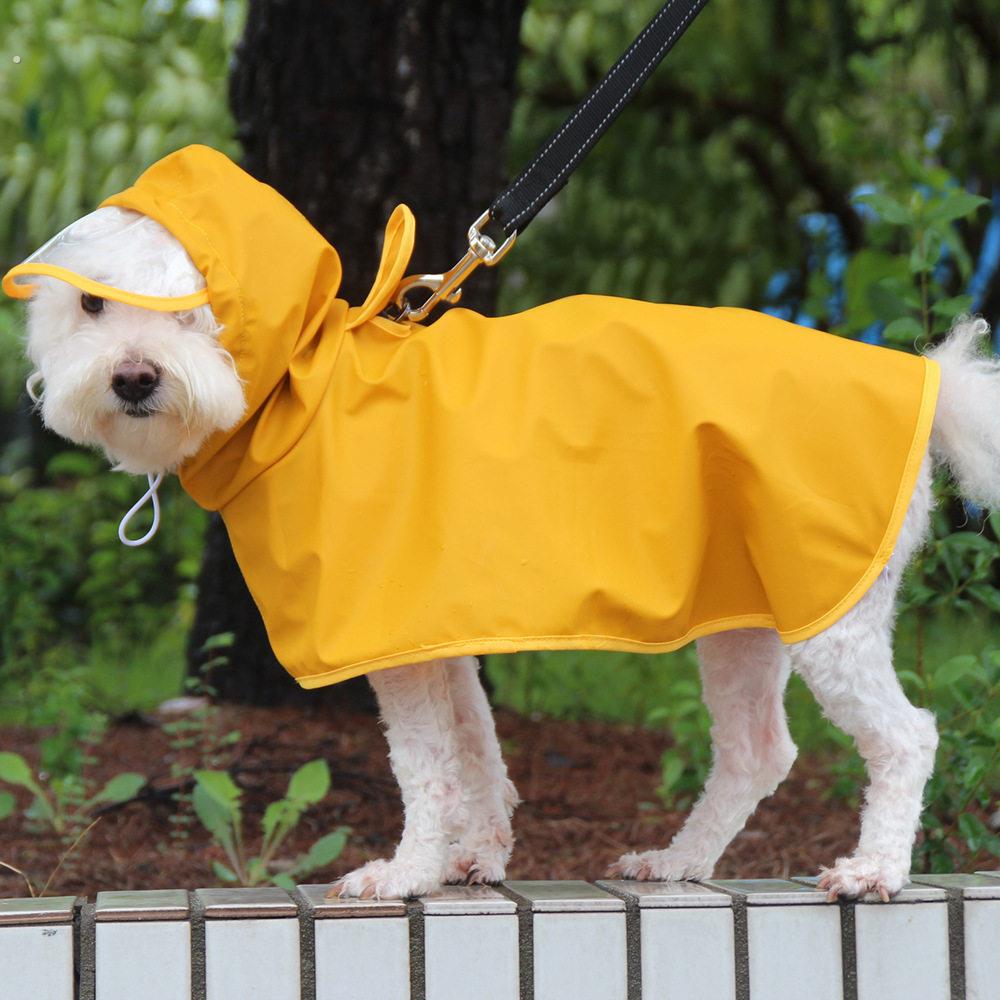 宠物狗狗防水雨衣肚兜护腹雨披中小型犬斗牛犬泰迪柯基柴犬雪纳瑞