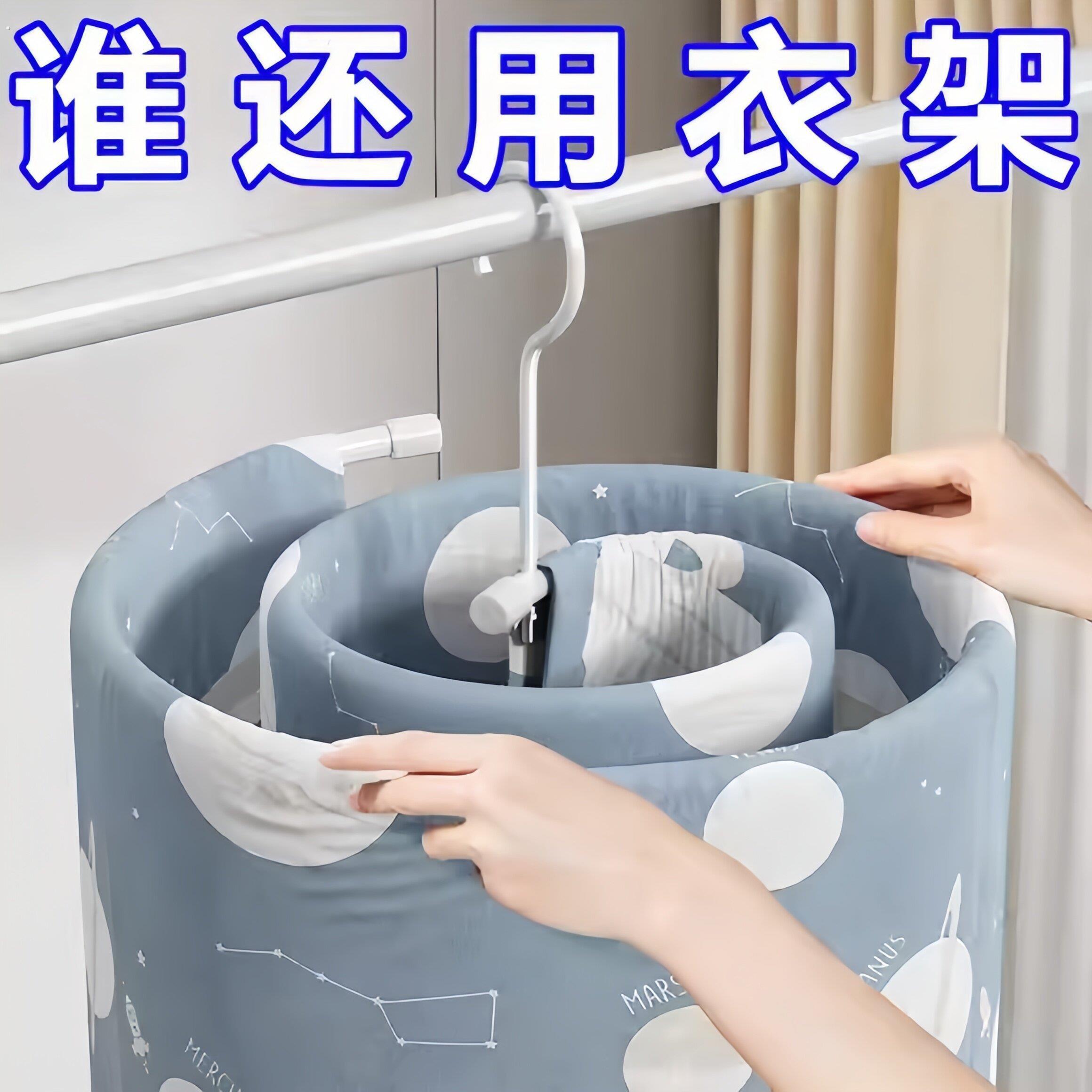 晒被子神器家用可折叠晾衣架多功能阳台圆形旋转晒其他文创用品