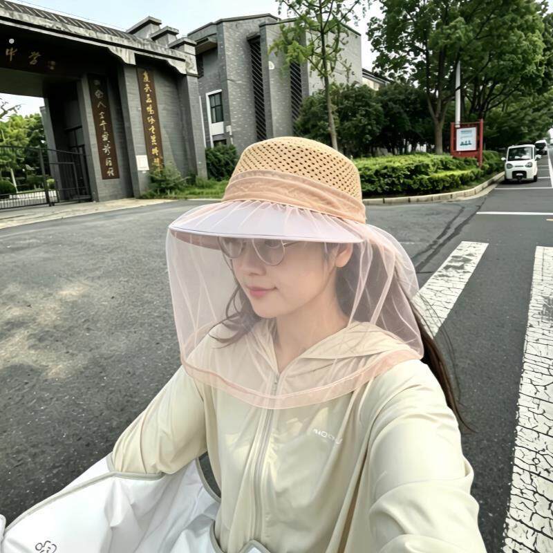 防柳絮飞虫神器！透气网纱面罩不遮挡视线防尘防蚊面罩2026年新款