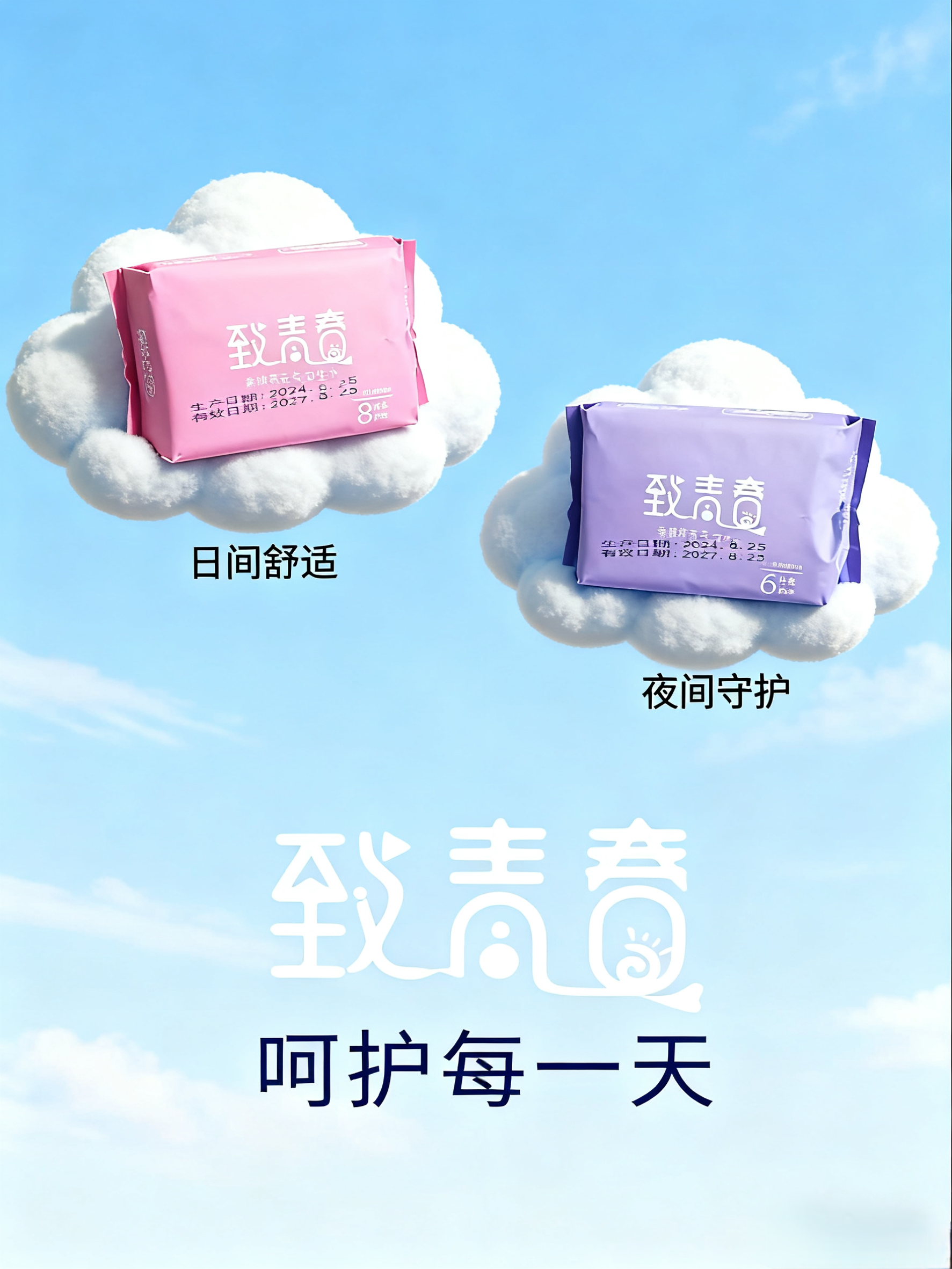 致青春卫生巾棉柔日夜用组合贴身防漏超薄姨妈巾干爽透气女士特价,洗护清洁剂/卫生巾/纸/香薰,私处湿巾,淘宝优惠券,粉丝福利购,淘宝优惠卷