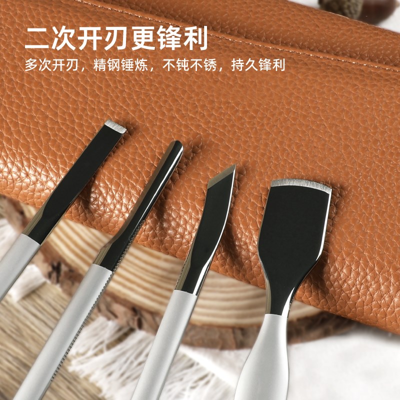 盖罗修脚刀套装专业技师家用嵌甲沟专用炎高端刮脚去死皮老茧