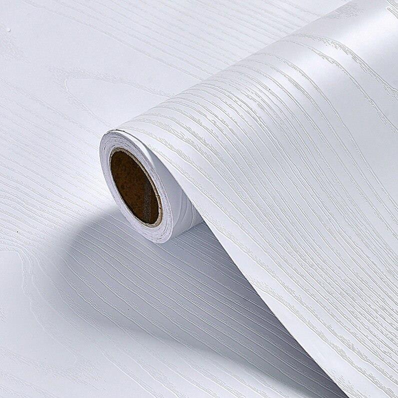 白色枫木木纹贴纸自粘仿木加厚防水仿真家具翻新桌面衣橱柜子门