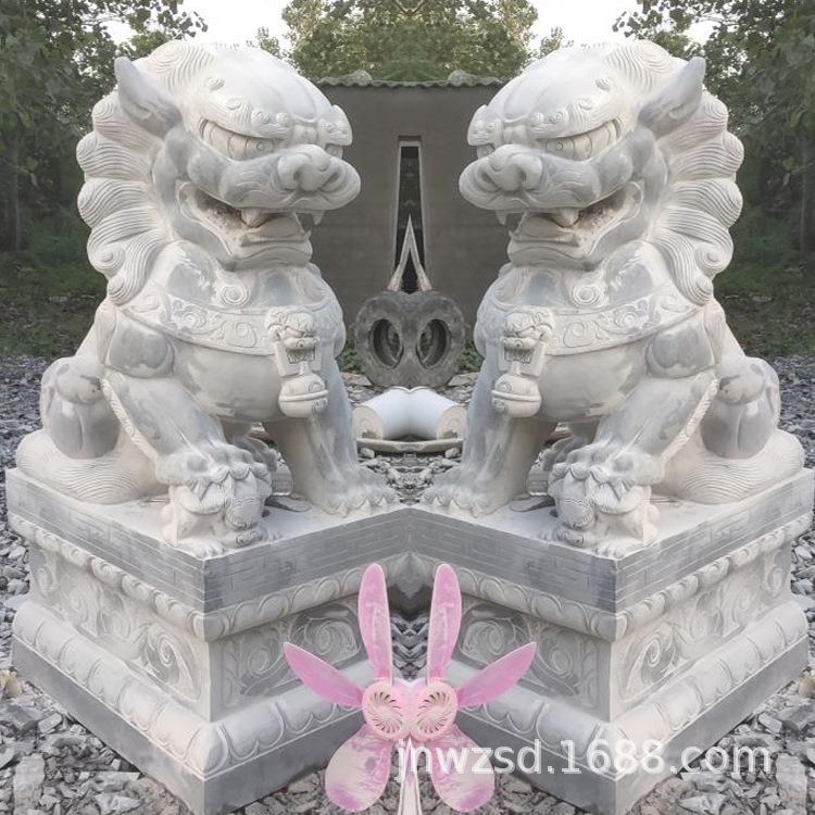 别墅瑞大门石刻2415兽价图片大全门口石兽制作厂石质大门兽格