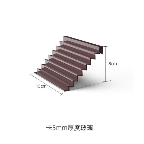 【配件】乌龟晒台爬梯黄缘半水龟饲养箱玻璃水池内嵌专用爬梯配件
