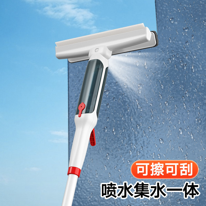 擦玻璃神器高层窗外家用纱窗刷清洗刮水开荒保洁双面搽专用工具刷