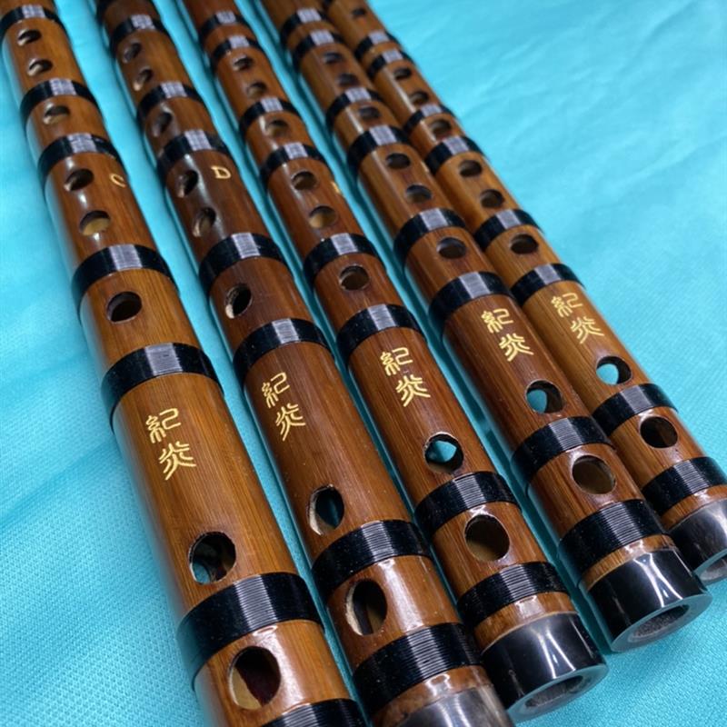 笛子 全扎线竹笛 入门笛子 专业竹笛 专业笛子 纪炎 苦竹笛子