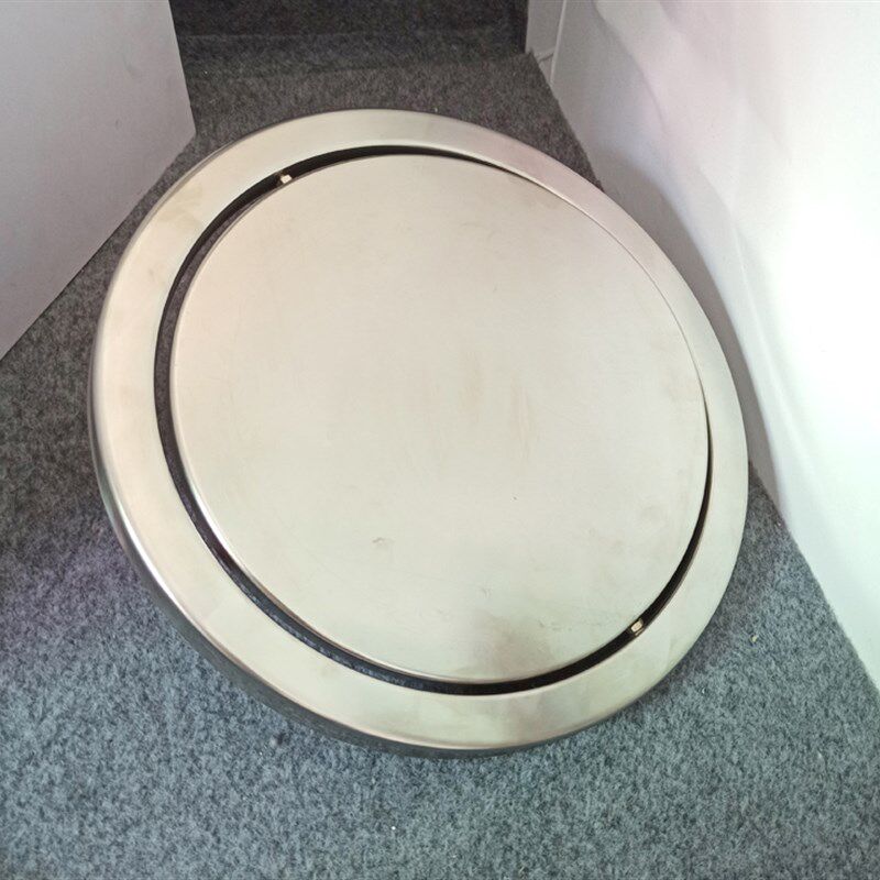 商场 港式垃圾桶盖子 机场垃圾箱摇盖30cm 高铁站38cm 配件大小号