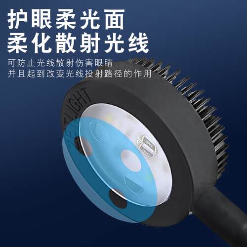 积光M1鱼缸水草灯LED灯射灯夹灯海水缸珊瑚专用补光灯藻缸爆藻灯