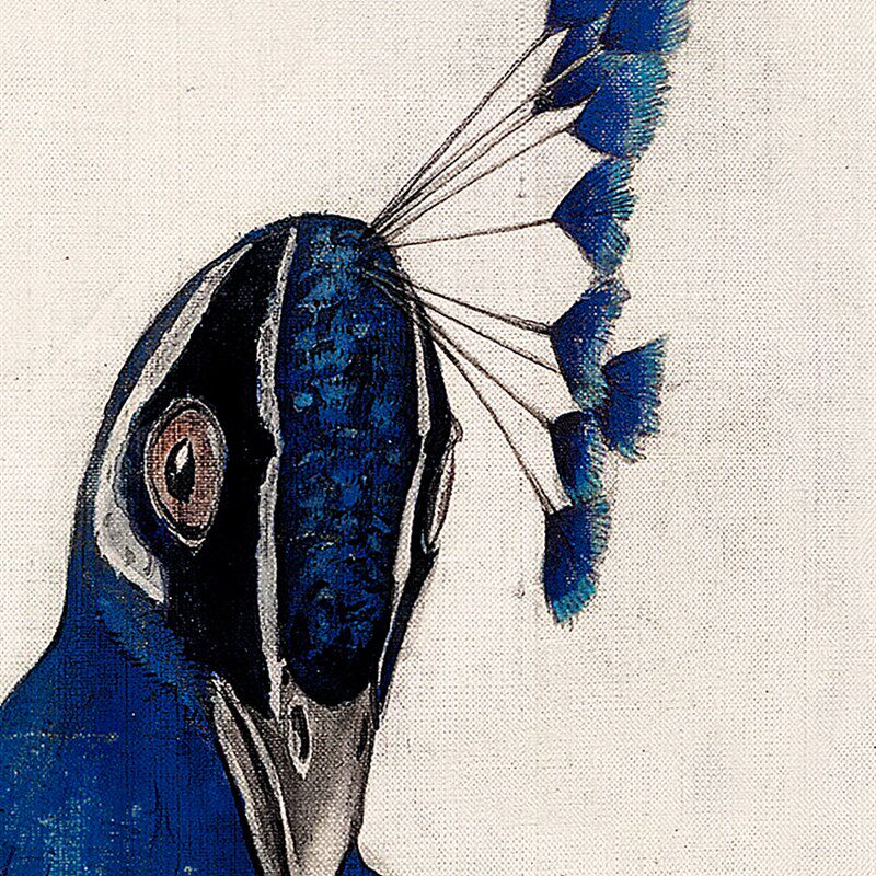刘奎龄国画微喷工笔临摹画稿花鸟玄关书房挂画装饰画上林春色图