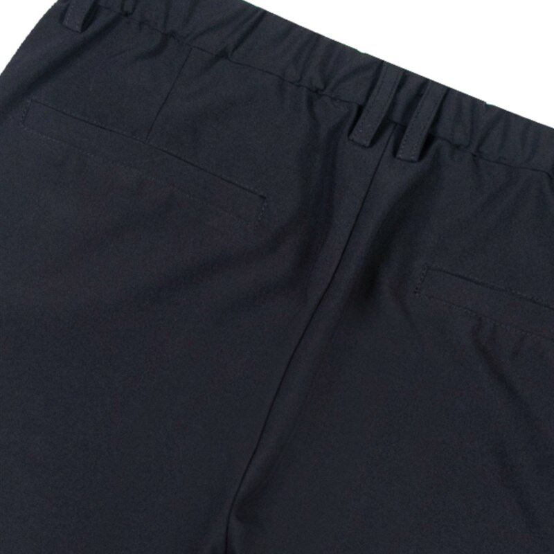 酒店餐厅饭店服务员工作服男士西装裤子口袋半松紧腰弹力可系裤带