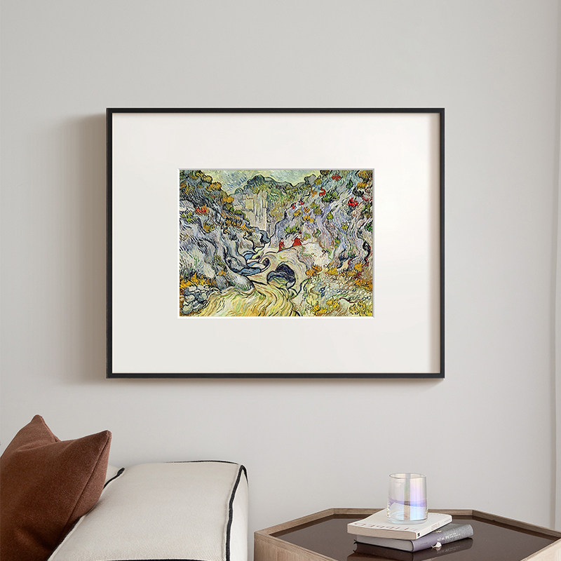 梵高装饰画小众艺术喷绘挂画客厅餐厅玄关油画风格艺术画民宿壁画