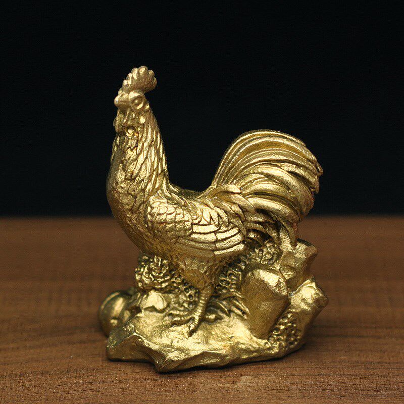 十二生肖蛇鸡牛巳酉丑三合贵人纯铜鼠猴龙12属相摆件虎马狗兔猪羊