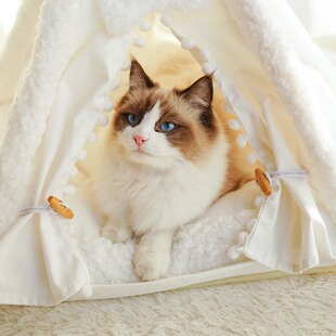 印第安帐篷窝公主狗窝四季通用大型保暖猫屋猫窝别墅房子宠物用品