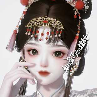 桂圆宴｜桃盏原创 以闪亮之名捏脸 成女脸型 国服可用 新马服通用