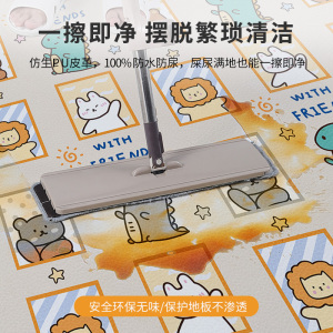 保暖加厚冬季防水隔尿咬不烂宠物地垫免洗皮革睡觉垫狗狗笼子围栏