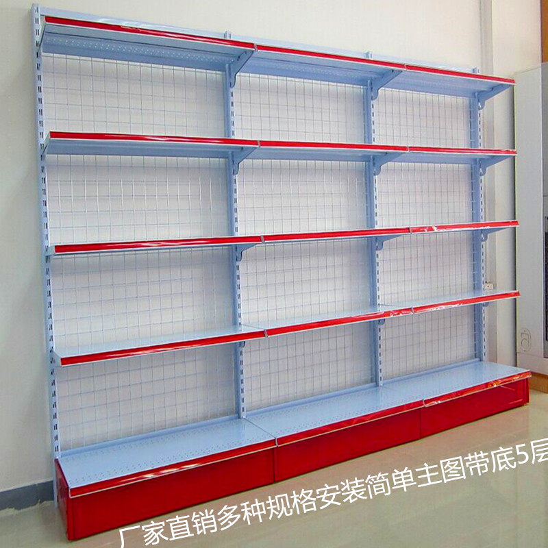 超市货架展示架小卖部便利店零食文具渔具多层置物架单双面多功能