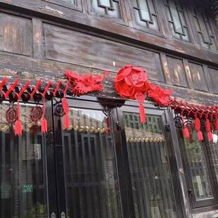 龙购祥瑞新年舞龙拉花立体吊饰商店布置春节室内装饰乔迁挂饰灯笼