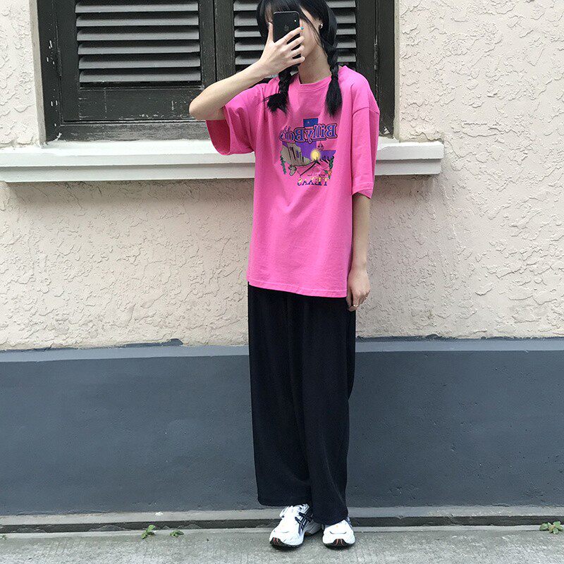 大码女装胖妹妹mm垂感西装阔腿夏季高腰宽松显瘦直筒休闲裤200斤