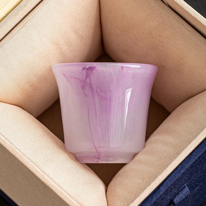水墨玉瓷琉璃茶杯子功夫茶杯主人杯高端单个人专用泡茶盏杯品茗杯