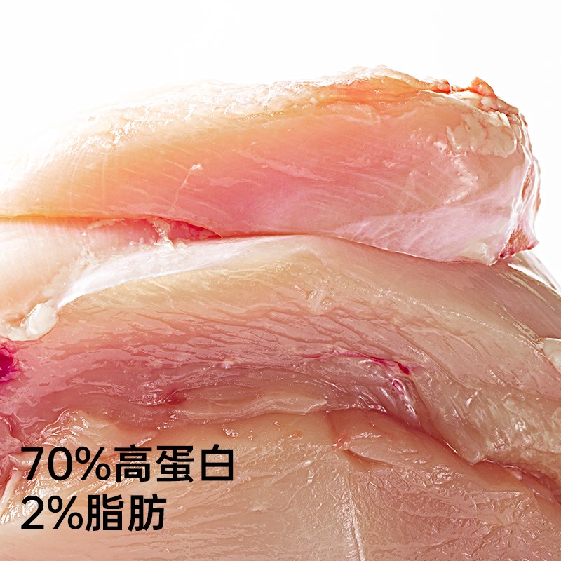 喵咪颜究社冻干鸡胸肉猫咪零食鸡肉粒拌粮猫狗通用500g宠物全家桶
