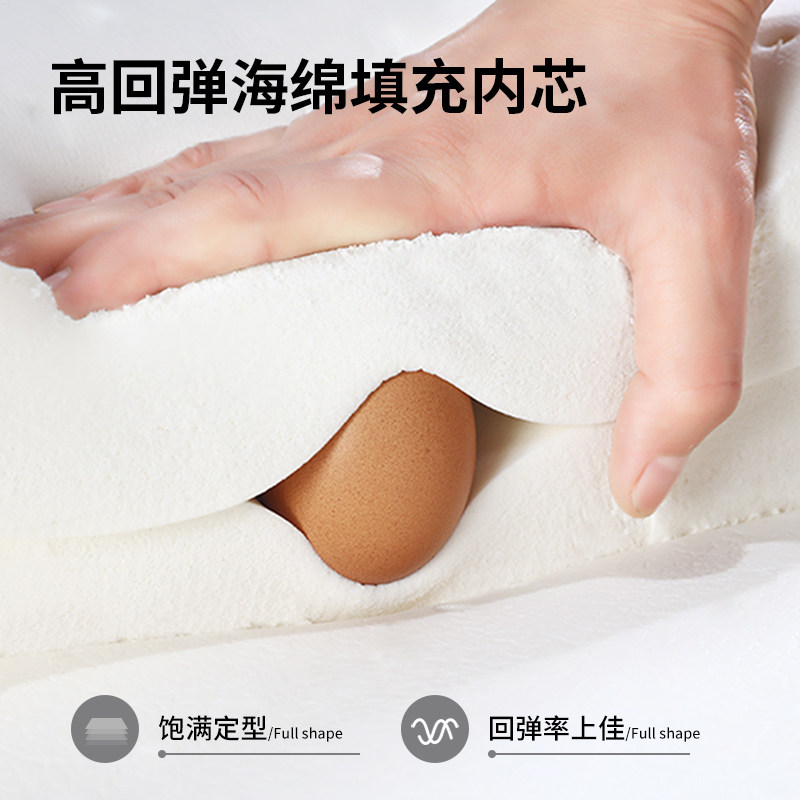 床头软包靠背科技布靠垫海绵大靠背床头套罩榻榻米可粘贴拆洗轻奢