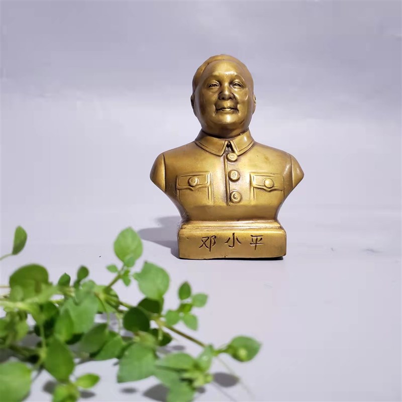 纯铜邓小平摆件铜像雕塑半身伟人周恩来总理全身历史人物怀旧中式
