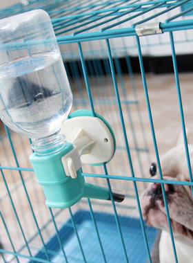 狗狗饮水器挂式水壶法斗自动喂水器宠物饮水机泰迪比熊幼犬喝水器