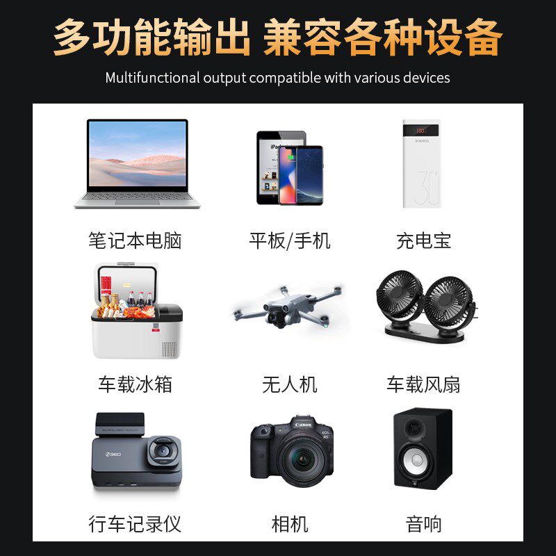 车载逆变转换器12v24v转220V伏货车用多功能大功率电源变压充电器