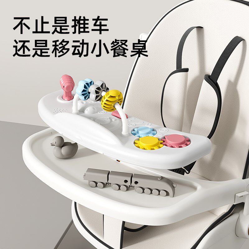 高景观遛娃神器一键收车遛娃车溜娃神车轻便折叠婴儿推车可坐可躺