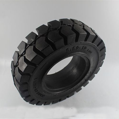 叉车后轮实心轮胎6.50-10 实心轮胎650-10适用 杭叉 合力3T 3.5T