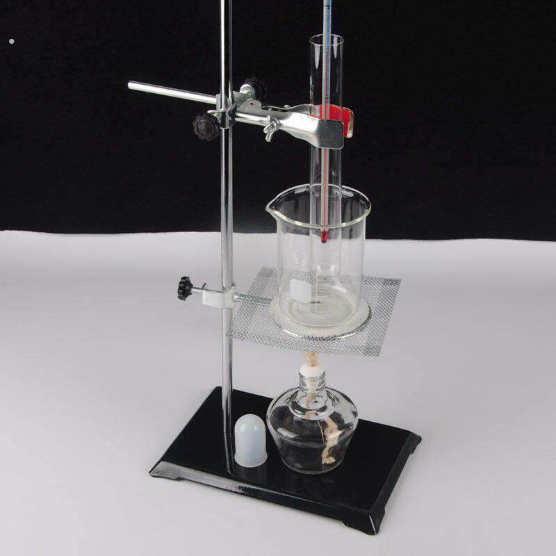 实验室用酒精灯观察水沸腾全套铁架台烧杯加热套装温度计初二物理