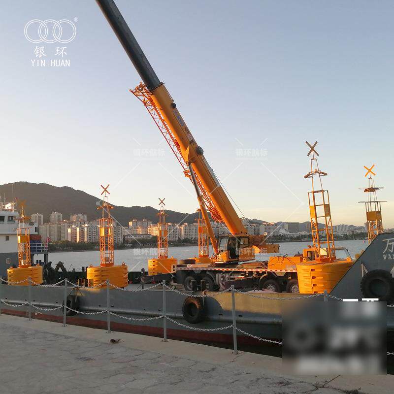 480银环航标厂家应分子聚乙烯浮标航道标供浮海洋浮高标新材料航