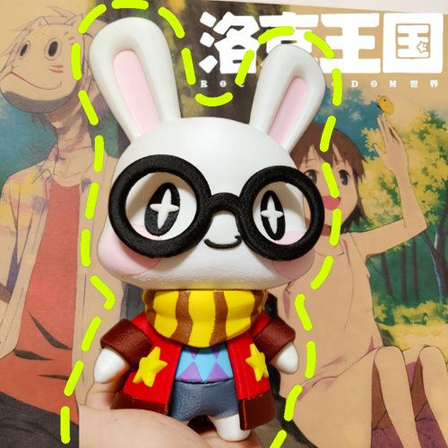 学院呱呱手办宠物精灵玩具