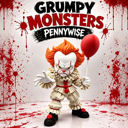 暗黑暴躁Pennywise小丑怪物手办