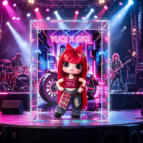 MOLLY×YUQI联名亚克力展示盒
