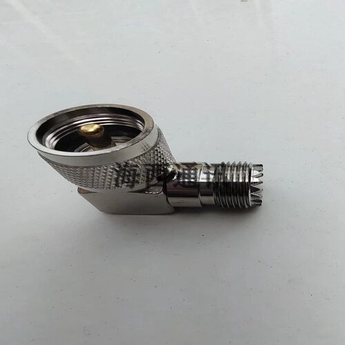 M公转M母直角转接头同轴电缆对讲机背负中继台合路器耦合器转接头