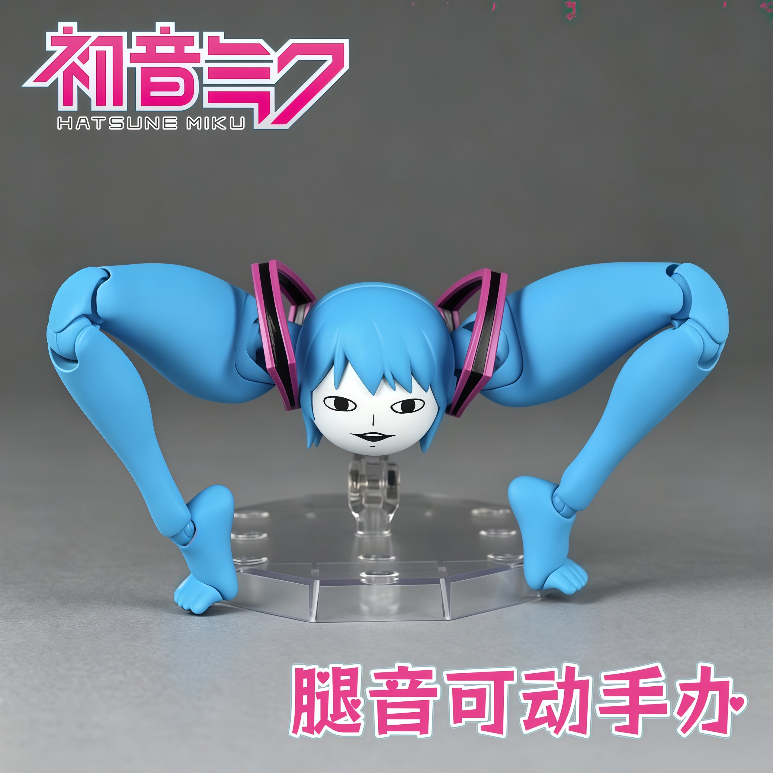 初音未来BJD可动桌面摆件图片