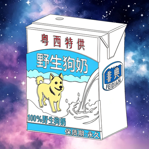 野生狗吸桌面摆件粤西特供