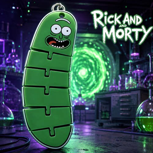 PickleRick瑞克和莫蒂酸黄瓜挂