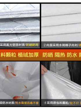 宝马5系GT专用汽车车衣防晒防雨隔热防冻防雪四季通用加厚车罩