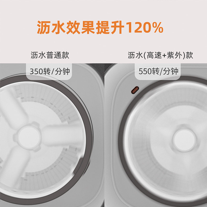 摩鱼折叠洗衣机内衣裤杀菌懒人专用小型迷你便携可脱水洗袜子神器