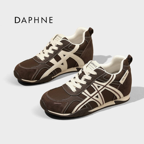 Daphne/达芙妮复古增高德训鞋